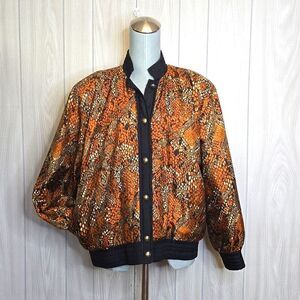 Jerri Sherman | Vintage Silk Bomber Jacket